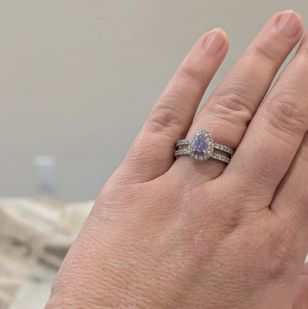 Bomb Party Fire Opal Ring - Picture 7 of 7